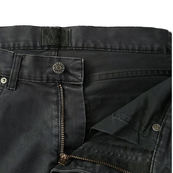 ACNE STUDIOS Ace Ups Jean Men’s 31 x 32 Black Contemporary Cotton Casual - Picture 6 of 8